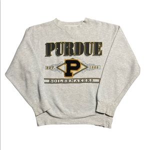 Vintage Purdue University Large Sweatshirt